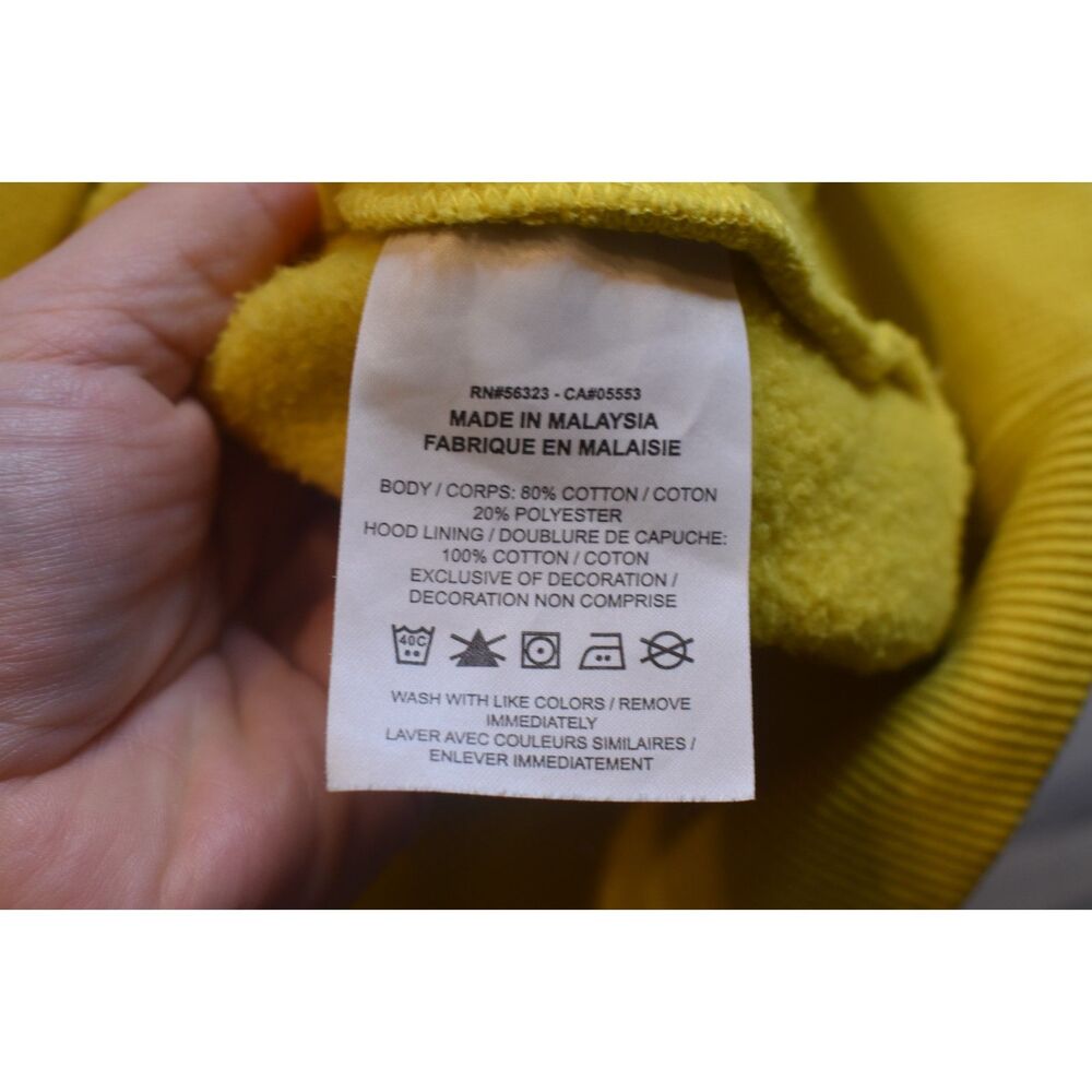 Nike Phoenix Oversized Hoodie Gold Mustard Yellow Athletic Wear Womens Medium - Picture 5 of 8